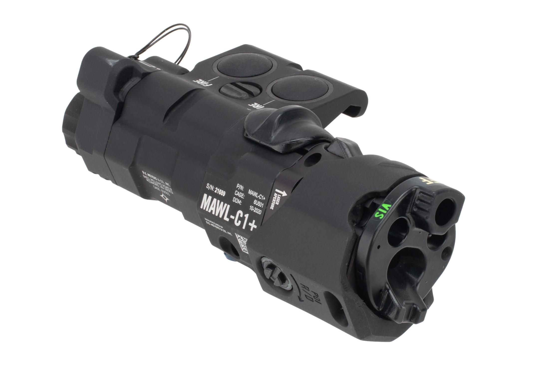 B.E. Meyers MAWL C1+ Civilian IR Illuminator and Green Visible Laser – Black